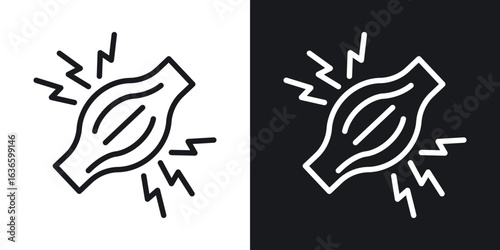 Myalgia icon vector pictogram. UI. EPS10. - Vector