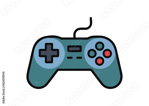 Game controller vector illustration, Game controller icon