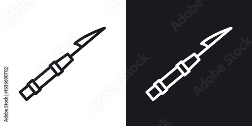 Harpoon icon vector pictogram. UI. EPS10. - Vector