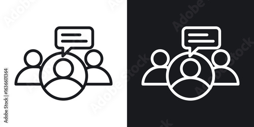Expert opinion icon vector pictogram. UI. EPS10. - Vector