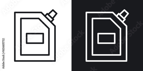Doy pack pouch icon vector pictogram. UI. EPS10. - Vector