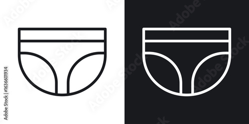 diaper icon vector pictogram. UI. EPS10. - Vector