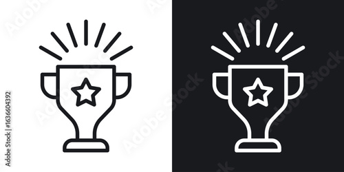Achievement icon vector pictogram. UI. EPS10. - Vector
