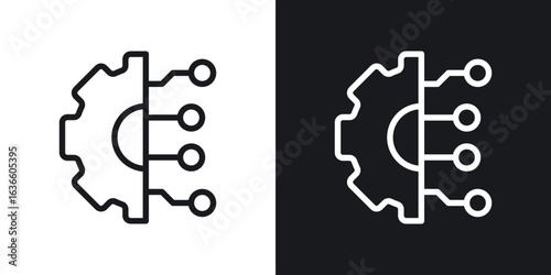 Technology icon vector pictogram. UI. EPS10. - Vector