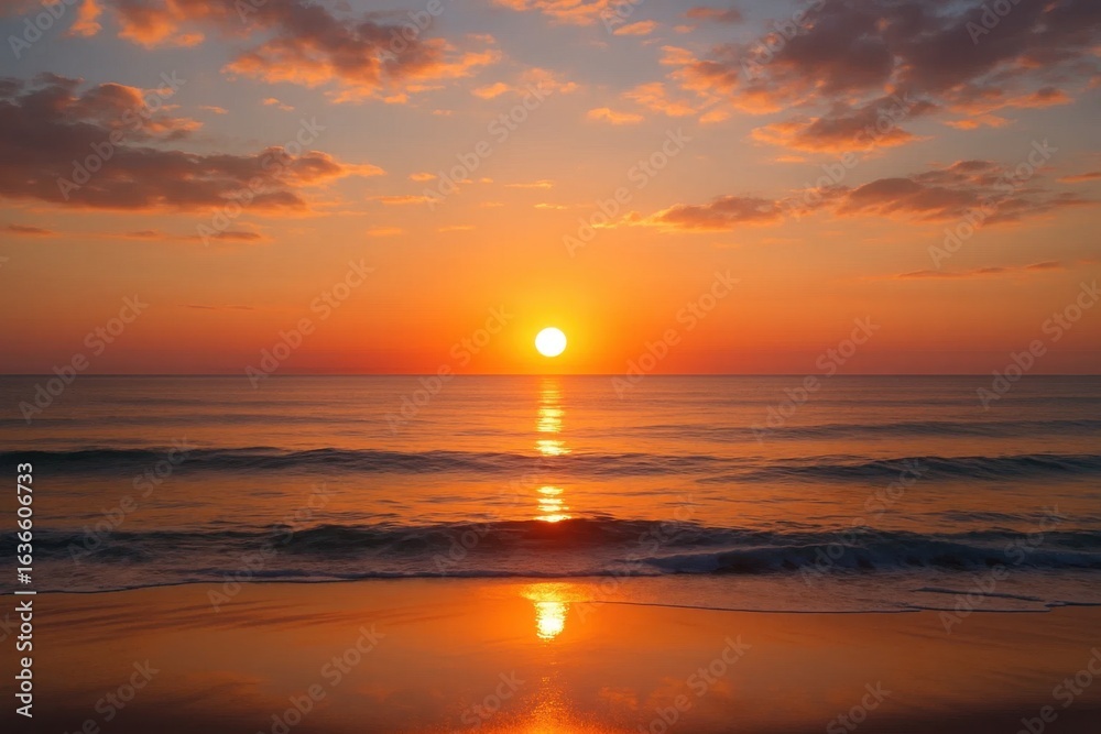 Fototapeta premium A Symphony of Ocean and Sky