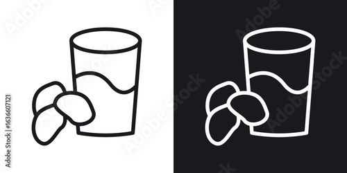 Ramadan iftar icon vector pictogram. UI. EPS10. - Vector