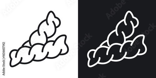 Pasta icon vector pictogram. UI. EPS10. - Vector