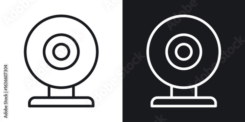 Webcam icon vector pictogram. UI. EPS10. - Vector