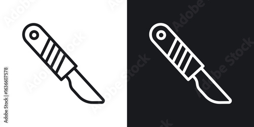 Scalpel icon vector pictogram. UI. EPS10. - Vector
