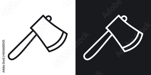 Axe icon vector pictogram. UI. EPS10. - Vector