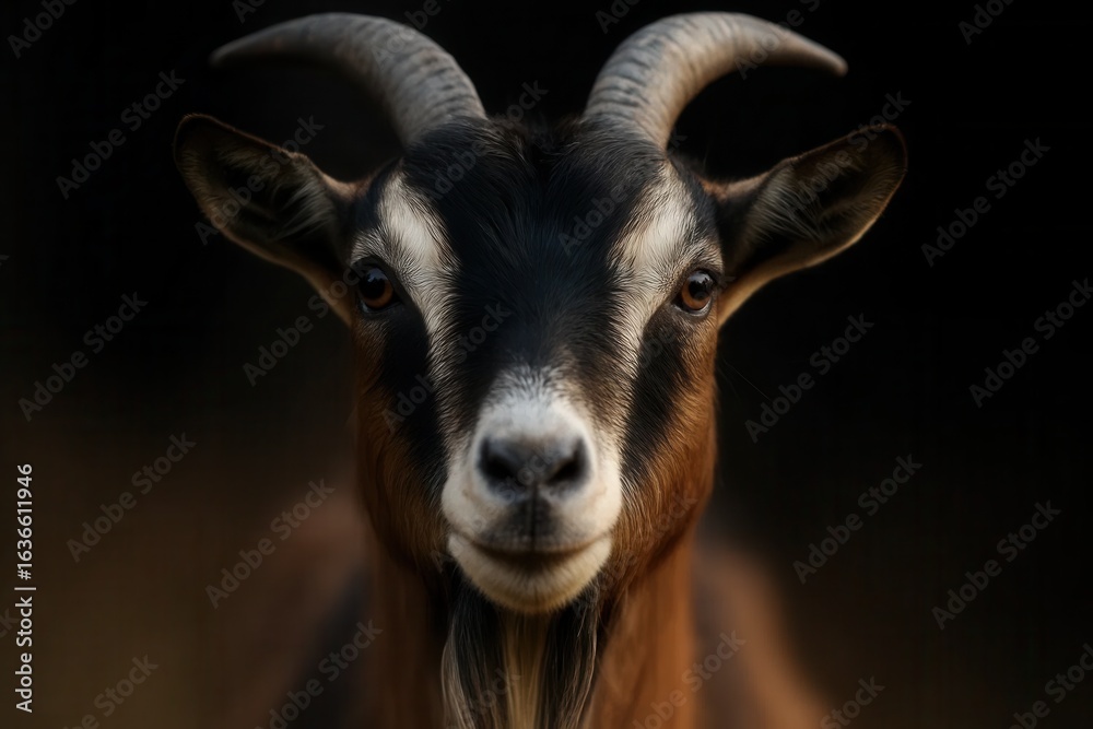 Fototapeta premium The Majestic Goat in Silhouette