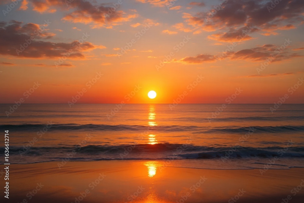Fototapeta premium A Symphony of Ocean and Sky