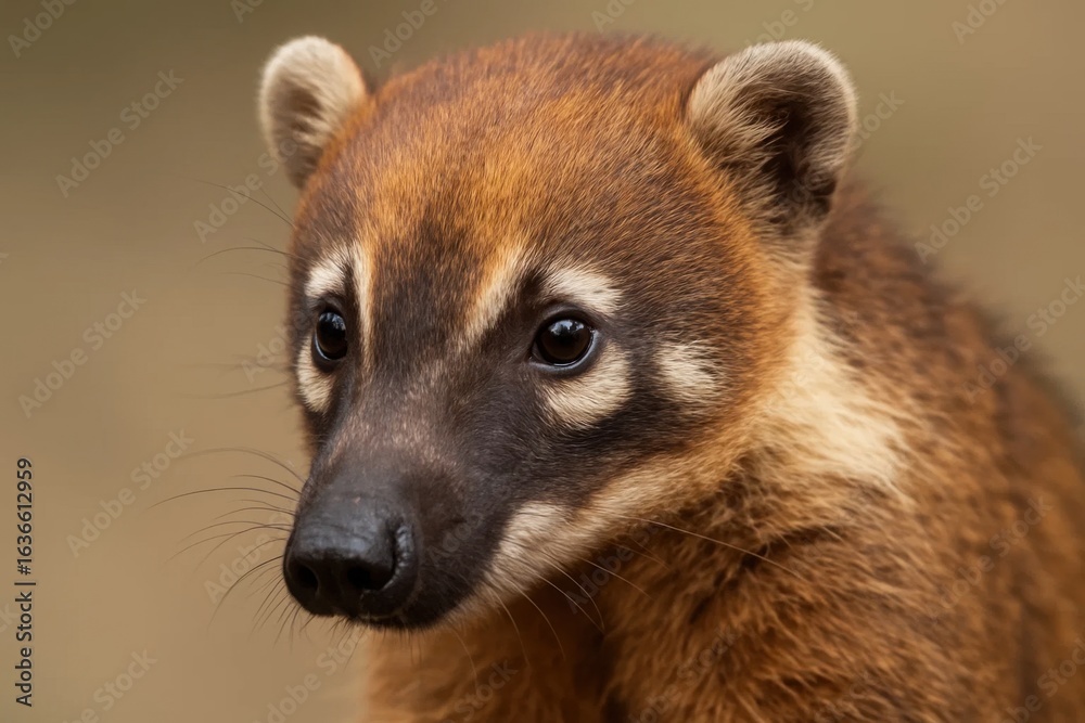 Obraz premium The Gentle Eyes of a Coyote in Focus