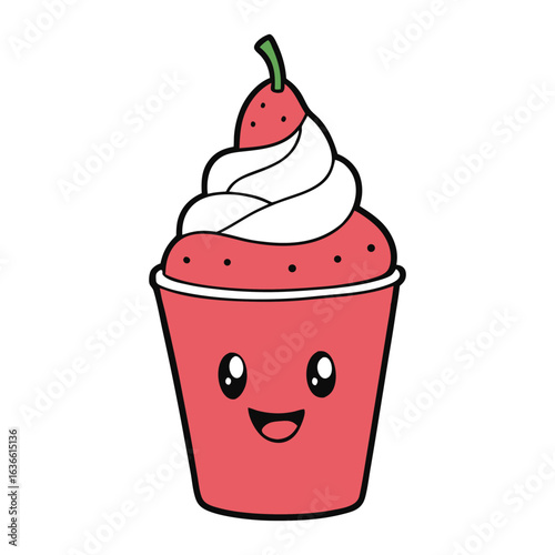Creamy strawberry frozen yogurt, bursting with fruity sweetness and tangy flavor, a refreshing treat perfect for cooling down on warm days and satisfying dessert cravings.
