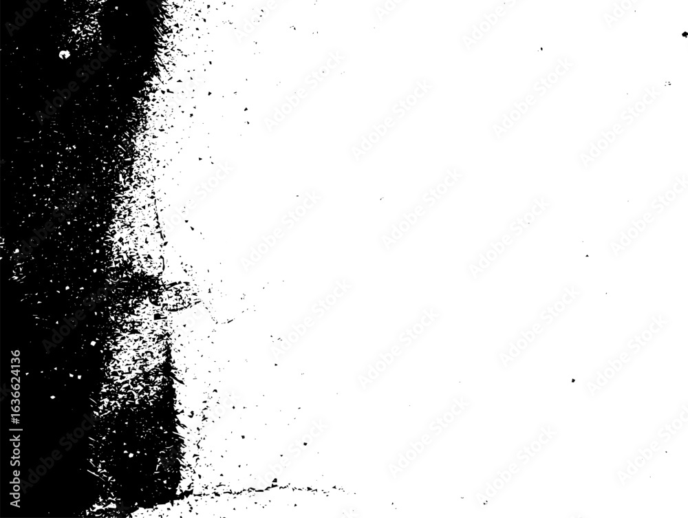 Obraz premium Rustic splash vector texture. Abstract background. Weathered surface and shape. Dirty and damaged backdrop.
