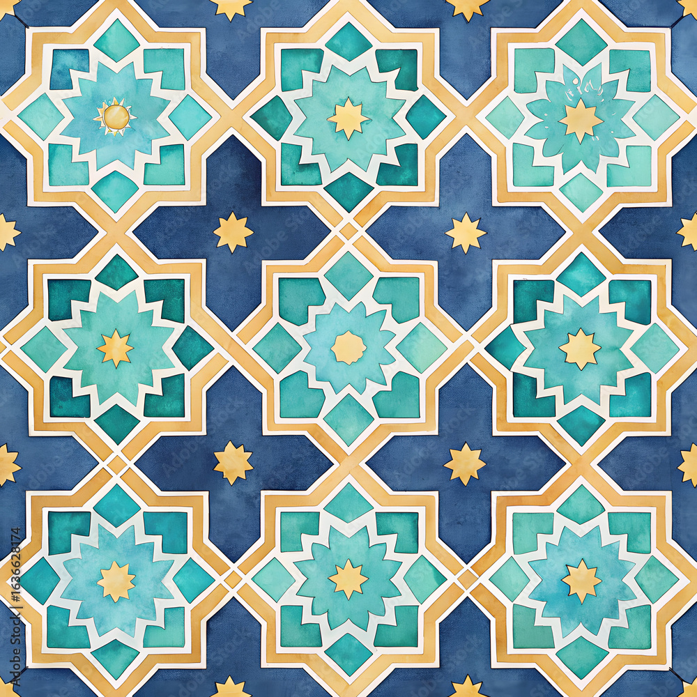 vector seamless pattern with flowers