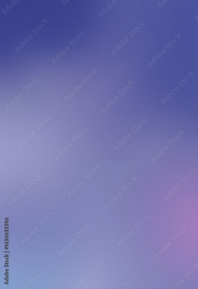 Obraz premium A soft, blended gradient of blue and purple hues, creating a calming and ethereal visual effect.