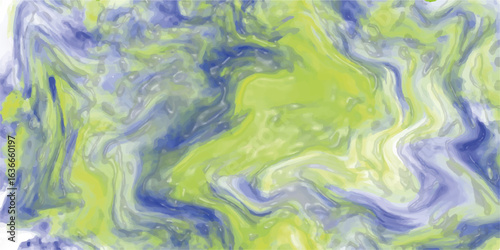 Swirling ocean waves create abstract patterns of blue and white in an oil painting style.crystalline details, representing winter, cold temperatures, and natural ice formations.