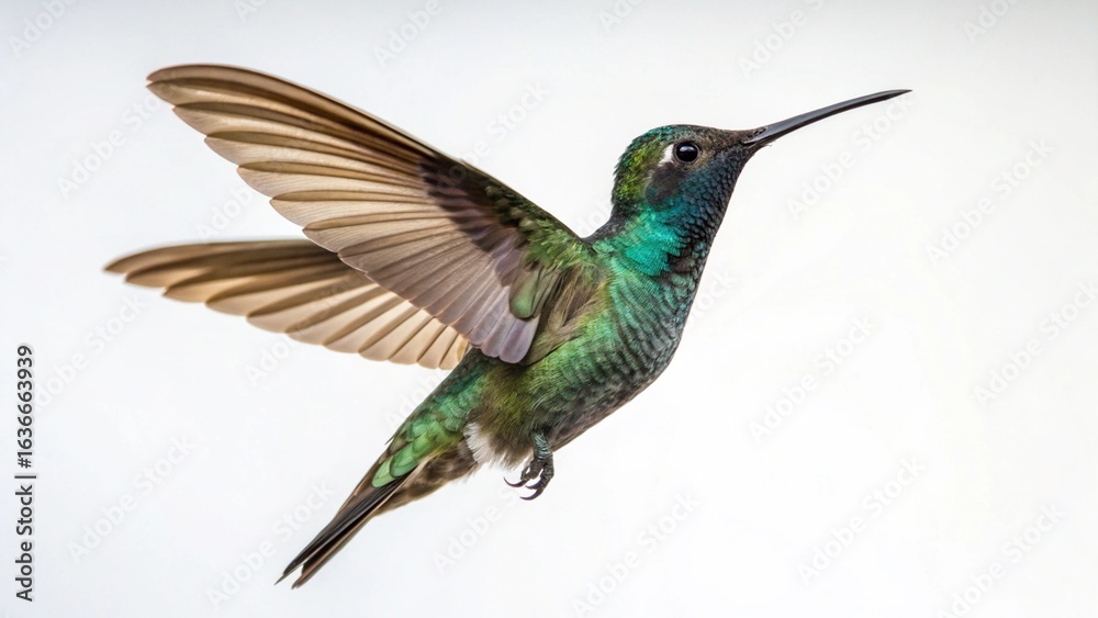 Fototapeta premium Hummingbird on studio background