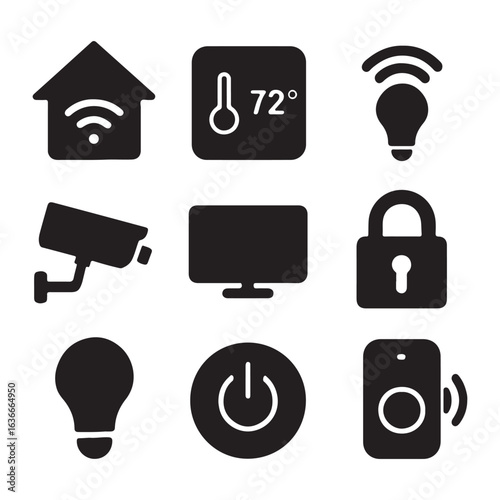 Smart Home Technology Icons