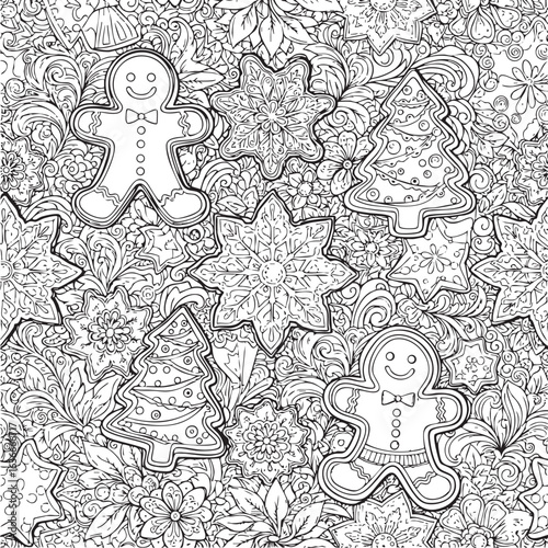 christmas, flower, pattern, floral, seamless, vector, decoration, illustration, wallpaper, ornament, vintage, design, rose, nature, art, texture, leaf, flowers, pink, summer, plant, card, element, dec
