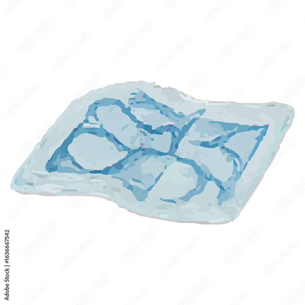 Fototapeta premium Folded Camp Map: Outdoor Navigation Guide Art