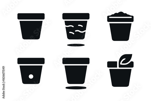 Terracotta Pot Icons