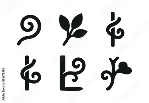 Black Vine Icons