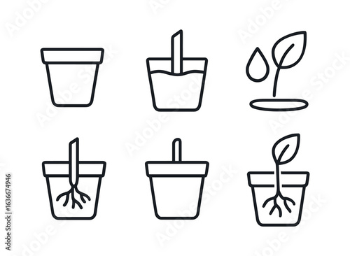 Minimal Plant Icons