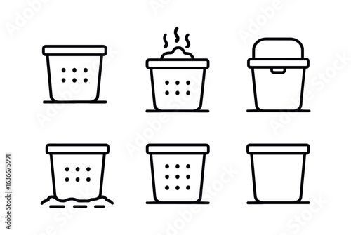 Compost Bin Icons