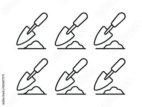 Minimal Garden Tools Icons