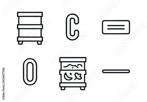 Compost Bin Icons