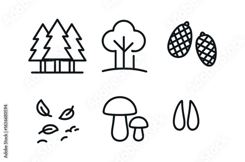 Forest Icon Set