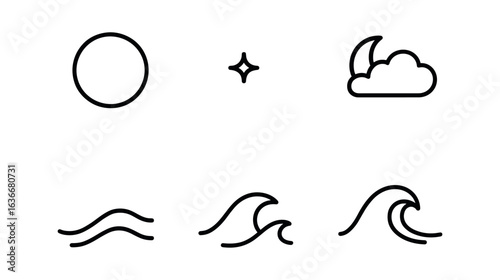 Minimal Outline Icons