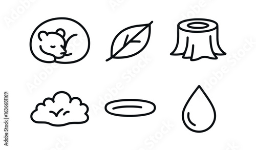 Forest Bear Icons