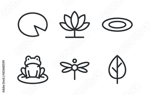 Swamp Icon Set