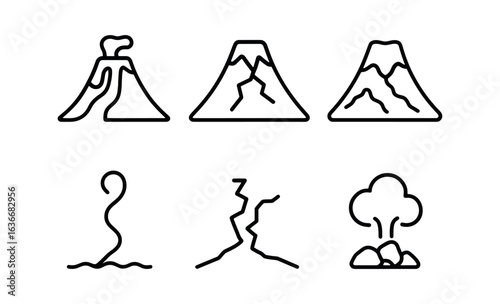 Volcanic Icon Set