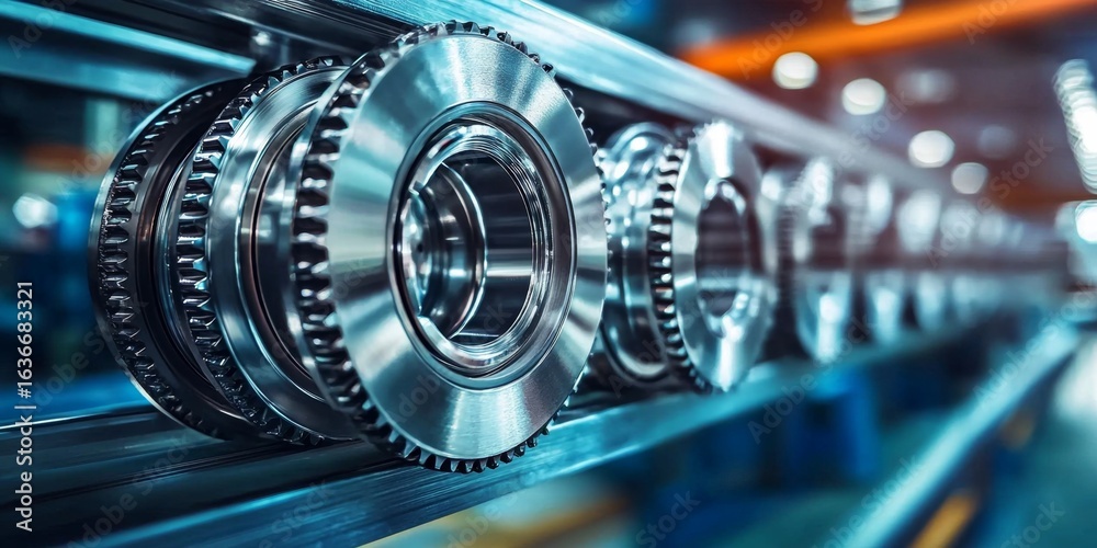 Fototapeta premium Essential Factors for Selecting the Right Bearings in Engineering.