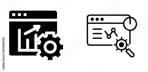 SEO Optimization Search Engine Marketing Icon

