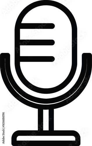 Black and White Vector Icon of a Shaded Skull Frontal View