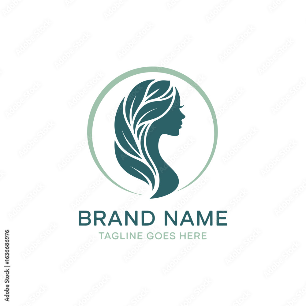 Modern and minimalist vector and abstract logo Unique beauty care logo Modern and minimalist vector and abstract logo Unique beauty care logo