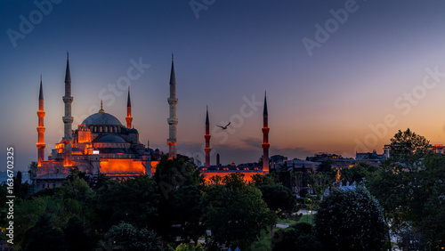 Bild auf Leinwand The Hagia Sophia Mosque in Istanbul
