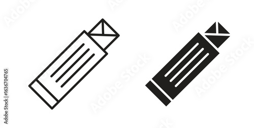 Chew gum icon symbol, sign, logo or emblems. silhouette. EPS 10.