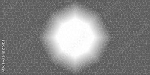 3d render of an abstract symbol made of light bulbs