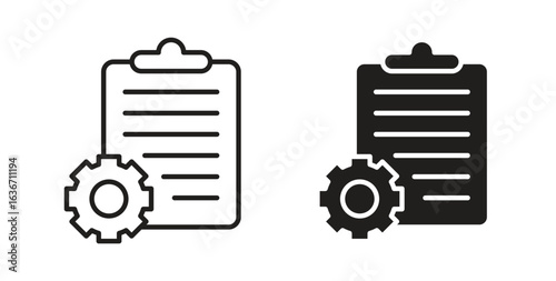 Compile icon symbol, sign, logo or emblems. silhouette. EPS 10.