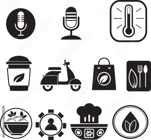 Eco Food App Icons