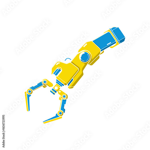 Robotic Arm: Precision Engineering and Automated Handling Concept
