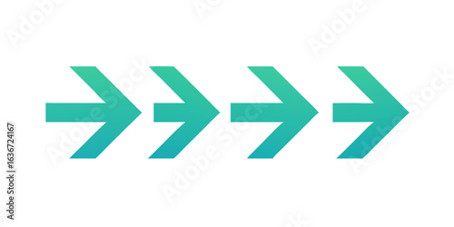 High resolution Dynamic moving arrow symbol isolated on transparent background. vector illustration