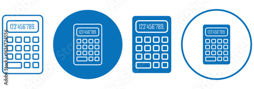 calculator glyph icon. Vector illustration of Calculator icon set isolated. Budget Icon. calculator icon in silhouette vector. Payment Icons Collection. Budgeting vector icon eps 10