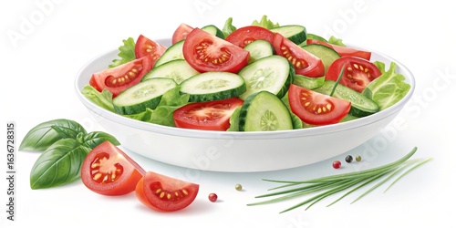 Fresh Tomato Cucumber Salad...
